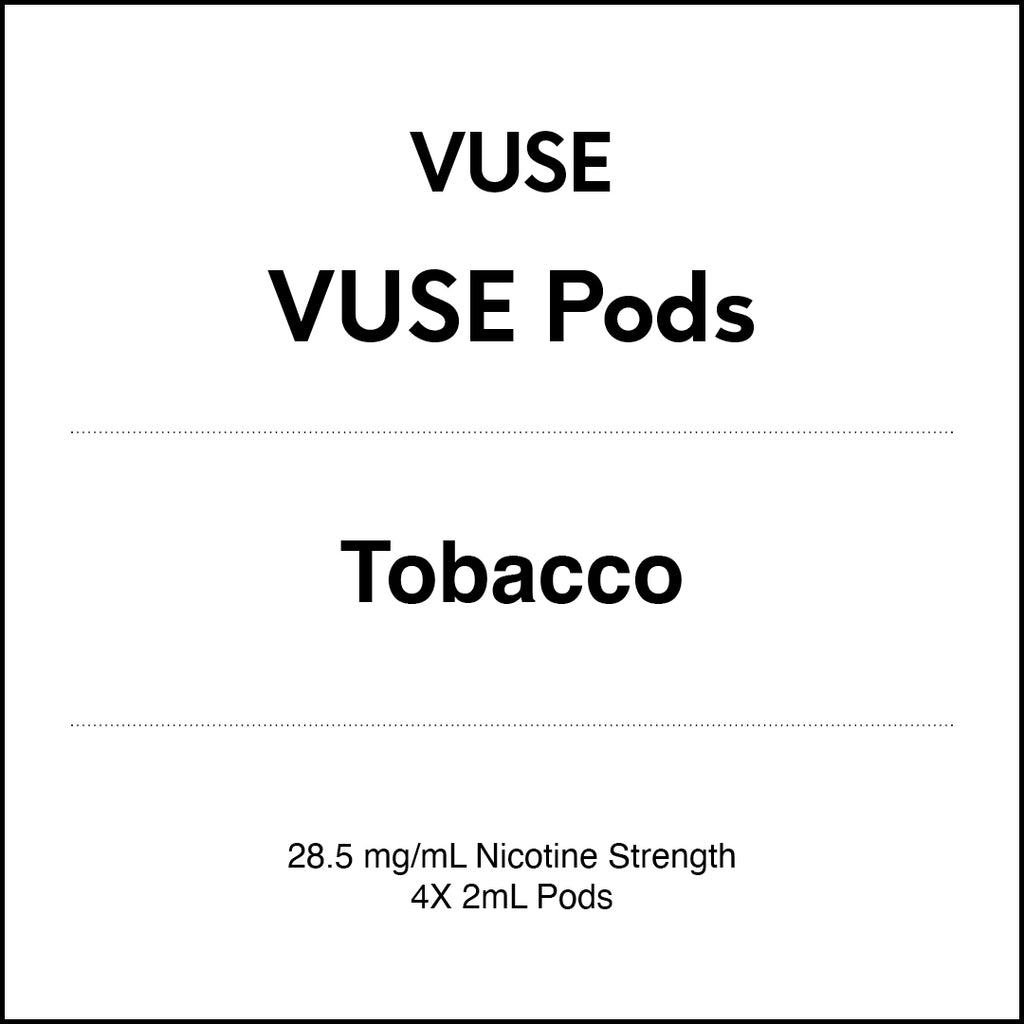 Vuse 4 Pod - Tobacco - Intense