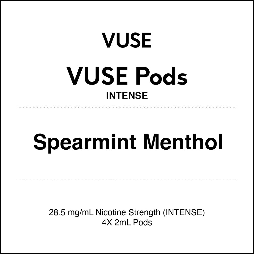 Vuse 4 Pod - Spearmint Menthol - Intense