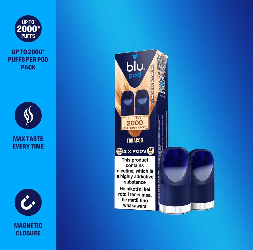 BLU BAR Replacement Pod - Tobacco (2 Pods) in CigExpress NZ