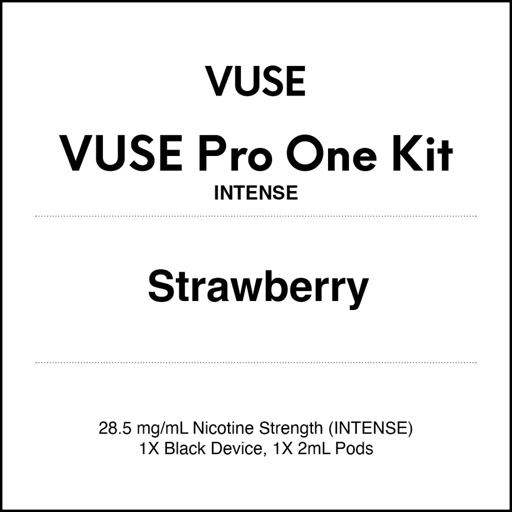 VUSE – PRO ONE PEN KIT - Strawberry - Intense