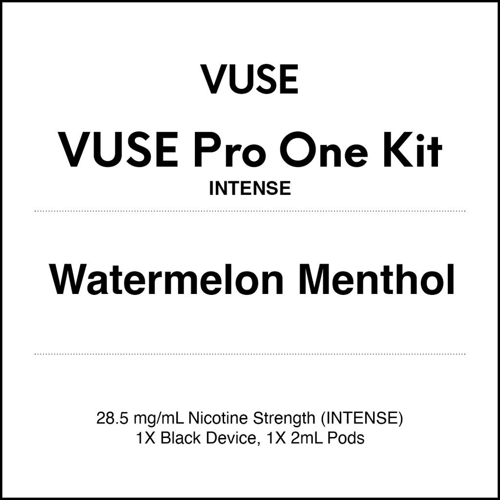 VUSE – PRO ONE PEN KIT - Watermelon Menthol - Intense