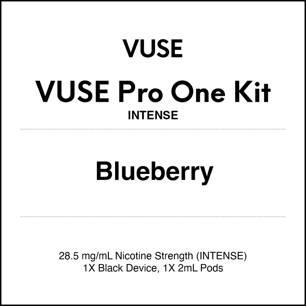 VUSE – PRO ONE PEN KIT - Blueberry - Intense