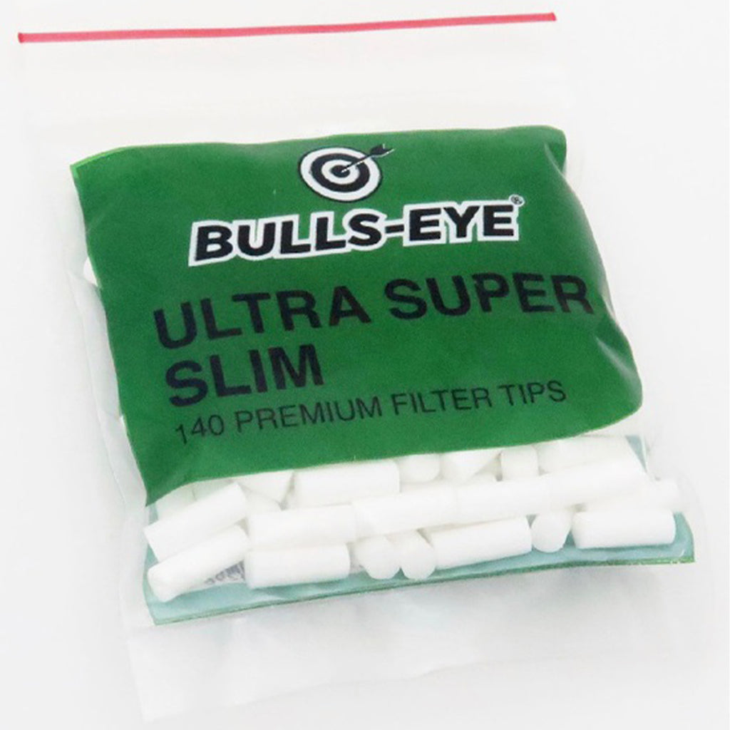 Bulls-Eye Ultra Super Slim Green filter tips from CigExpress NZ