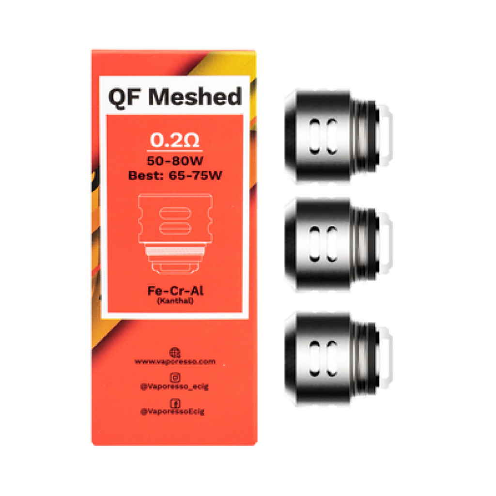 Vaporesso QF Meshed Coils 0.2ohm by CigExpress NZ